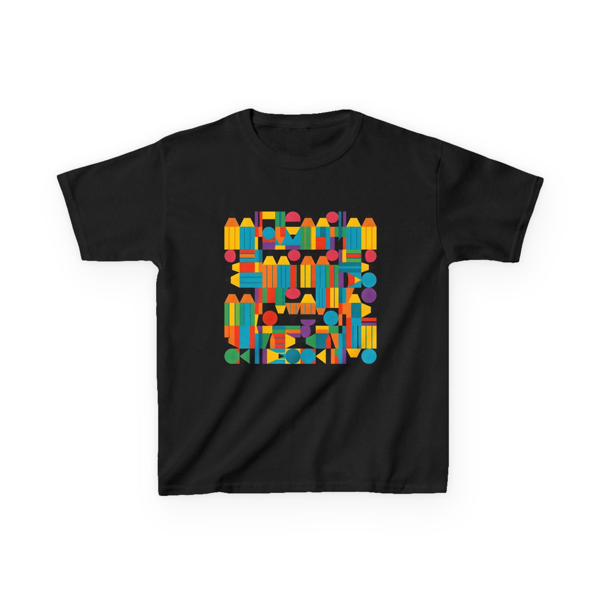 Kids Tee - Playful Geometric Abstract | Modern Art