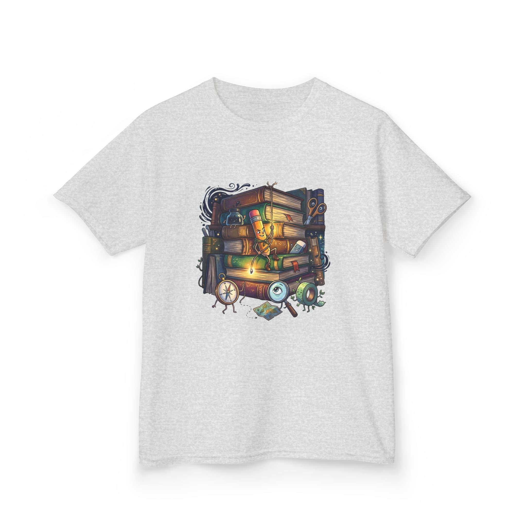 Kids Tee - Learning Adventure Books | Whimsical Storybook Gift