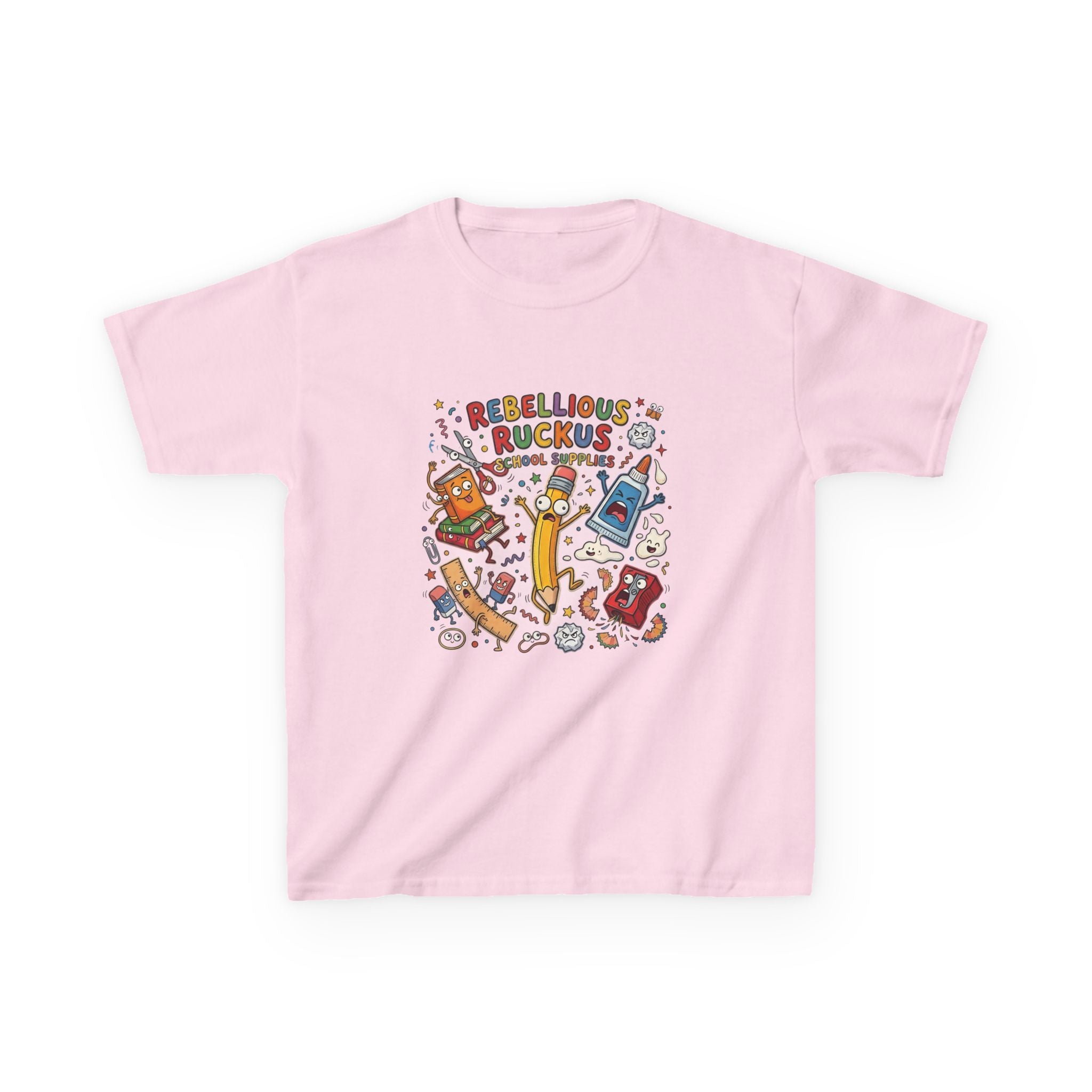 Kids Tee - Rebellious Ruckus School Supplies T-Shirt