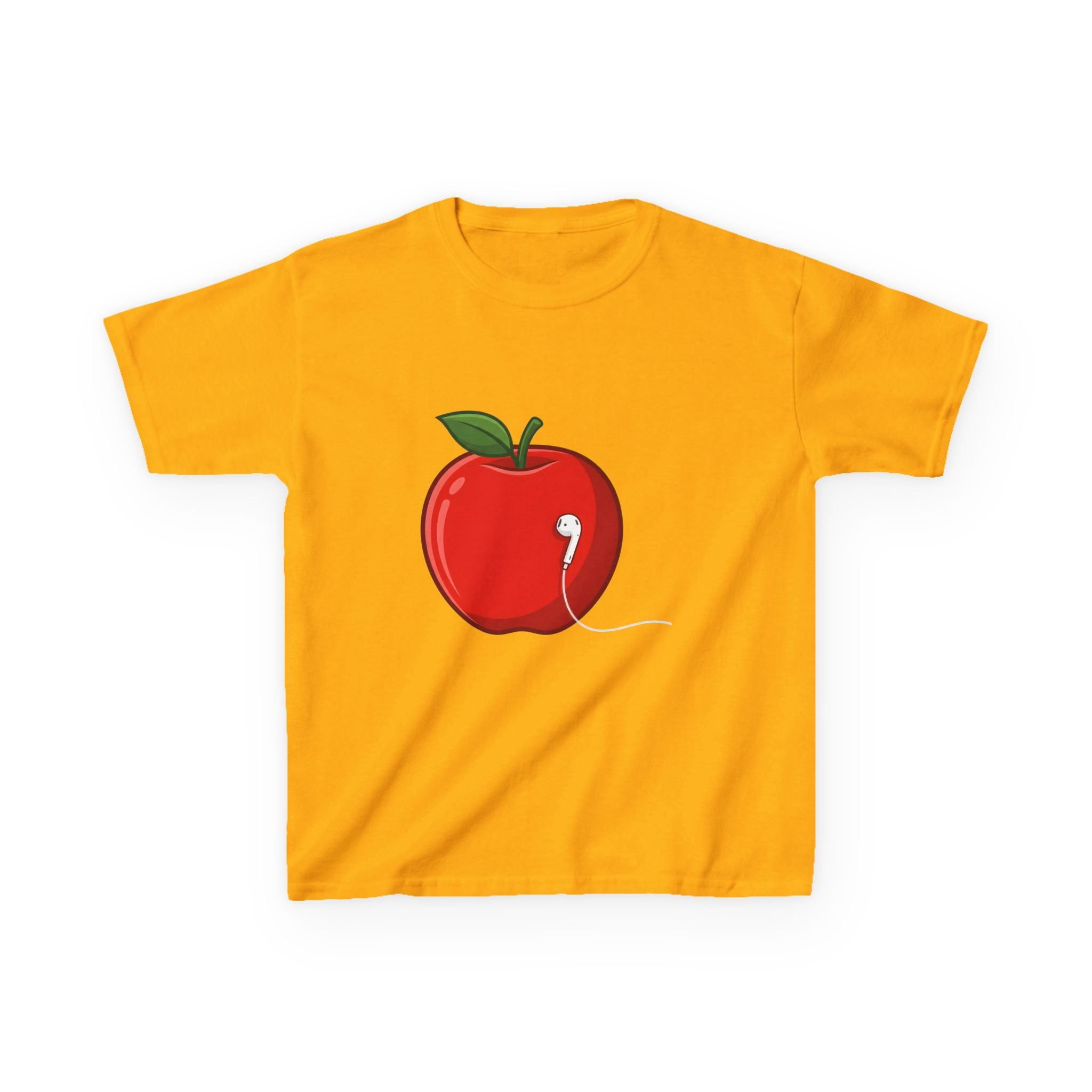 Kids Tee - Cartoon Minimalist Apple Music Earbud Tech
