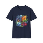 Abstract T-Shirt - Whimsical Watercolor Mandala | Surreal Figures