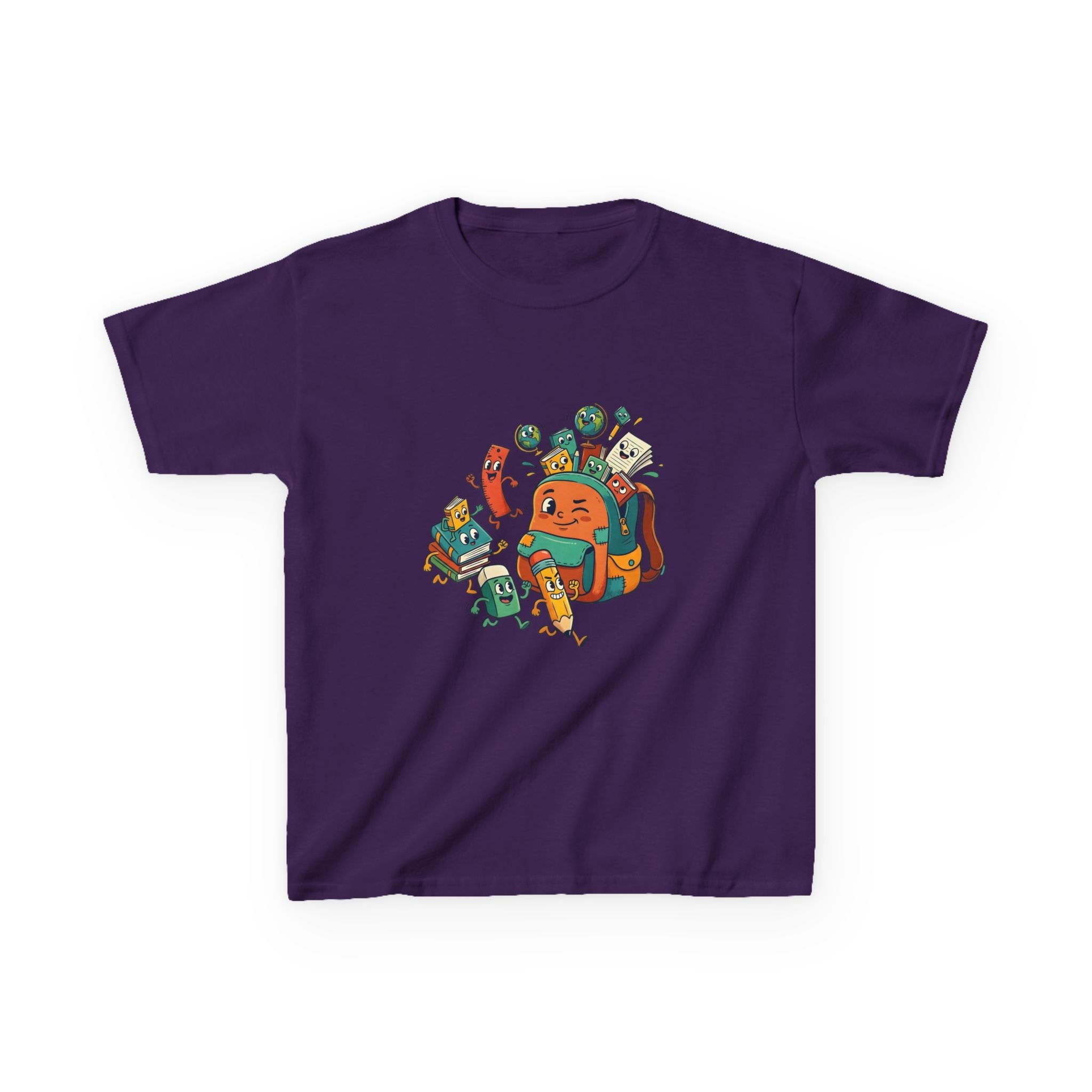 Kids T-Shirt - Cartoon School Supplies | Back to School