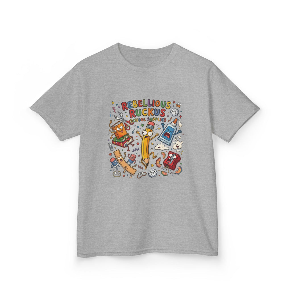 Kids Tee - Rebellious Ruckus School Supplies T-Shirt