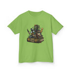 Kids Dark Academia Tee - Macabre School Supplies Skull