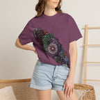Unisex T-shirt - Dark Fantasy Celtic Skull Ankh | Garment-Dyed