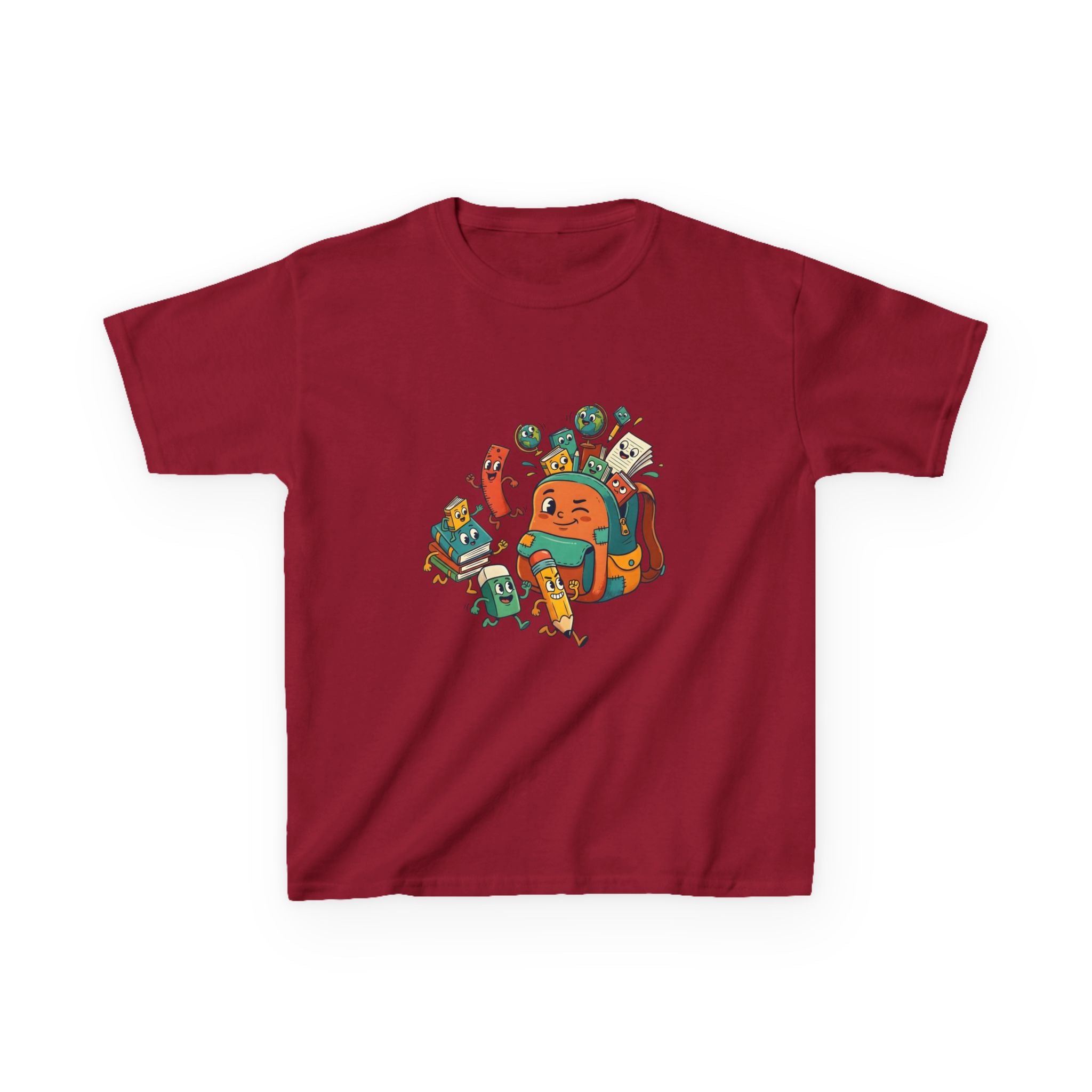 Kids T-Shirt - Cartoon School Supplies | Back to School
