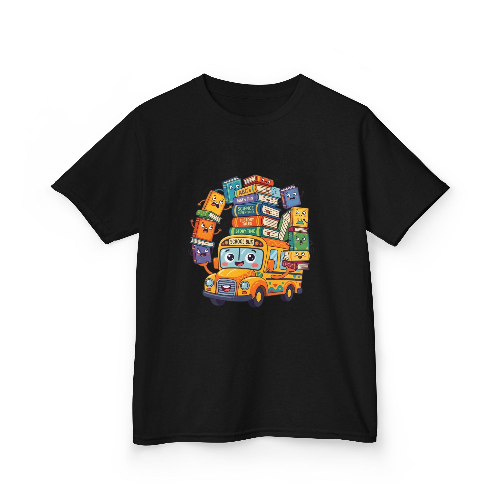 Kids Learning Tee - ABC's, Math & Science School Bus Fun