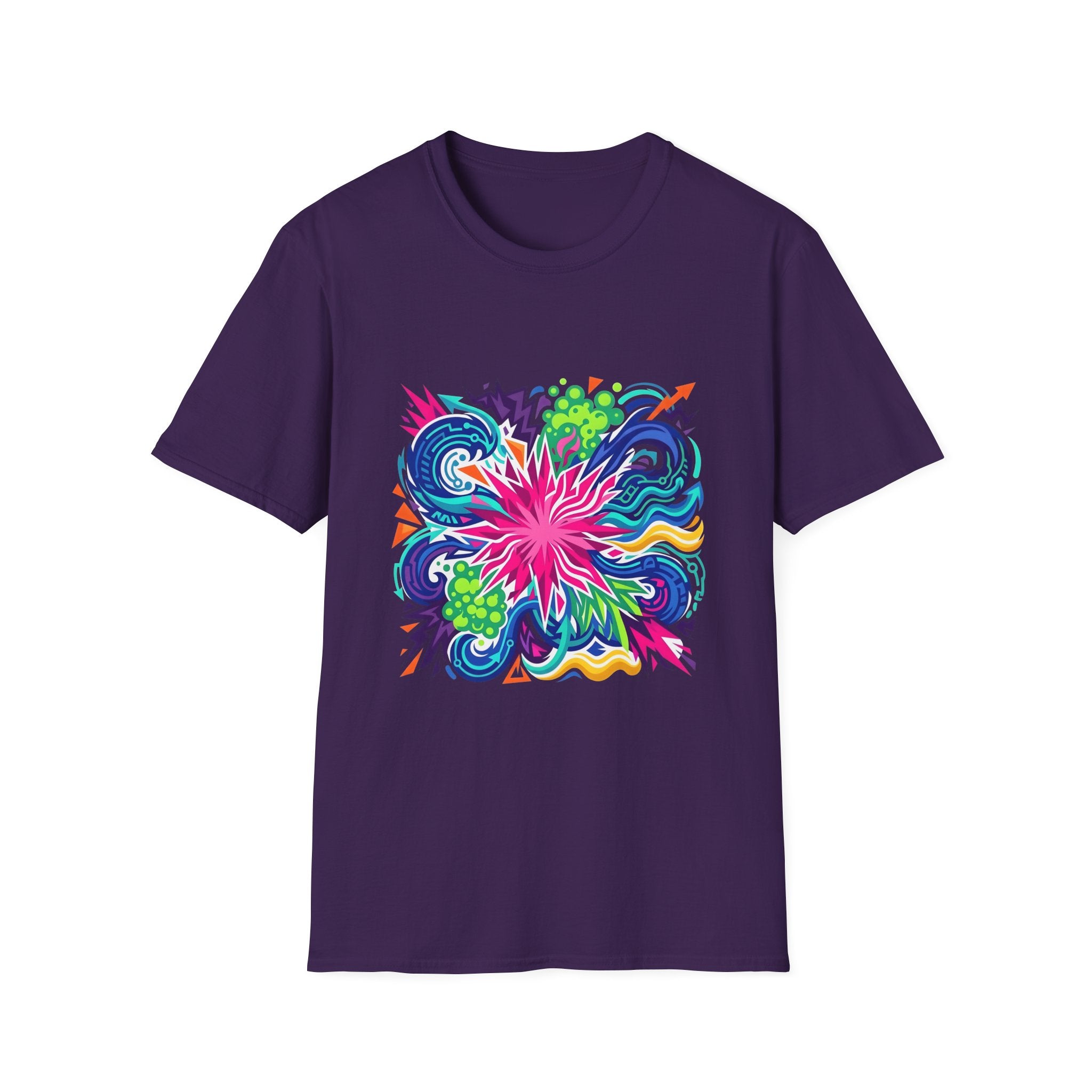 Abstract T-Shirt - Vibrant Graffiti Explosion | Unisex