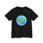 Kids Tee - Cute Earth Travel & School Cartoon Shirt | Adventure