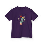 Kids School T-Shirt - Hand-Drawn Whimsical Learning Design