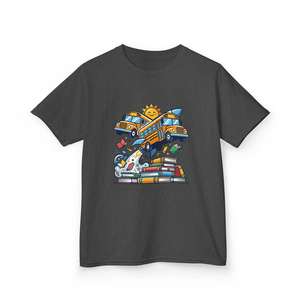 Kids Back to School T-Shirt - Rocket Bus Adventure | First Day