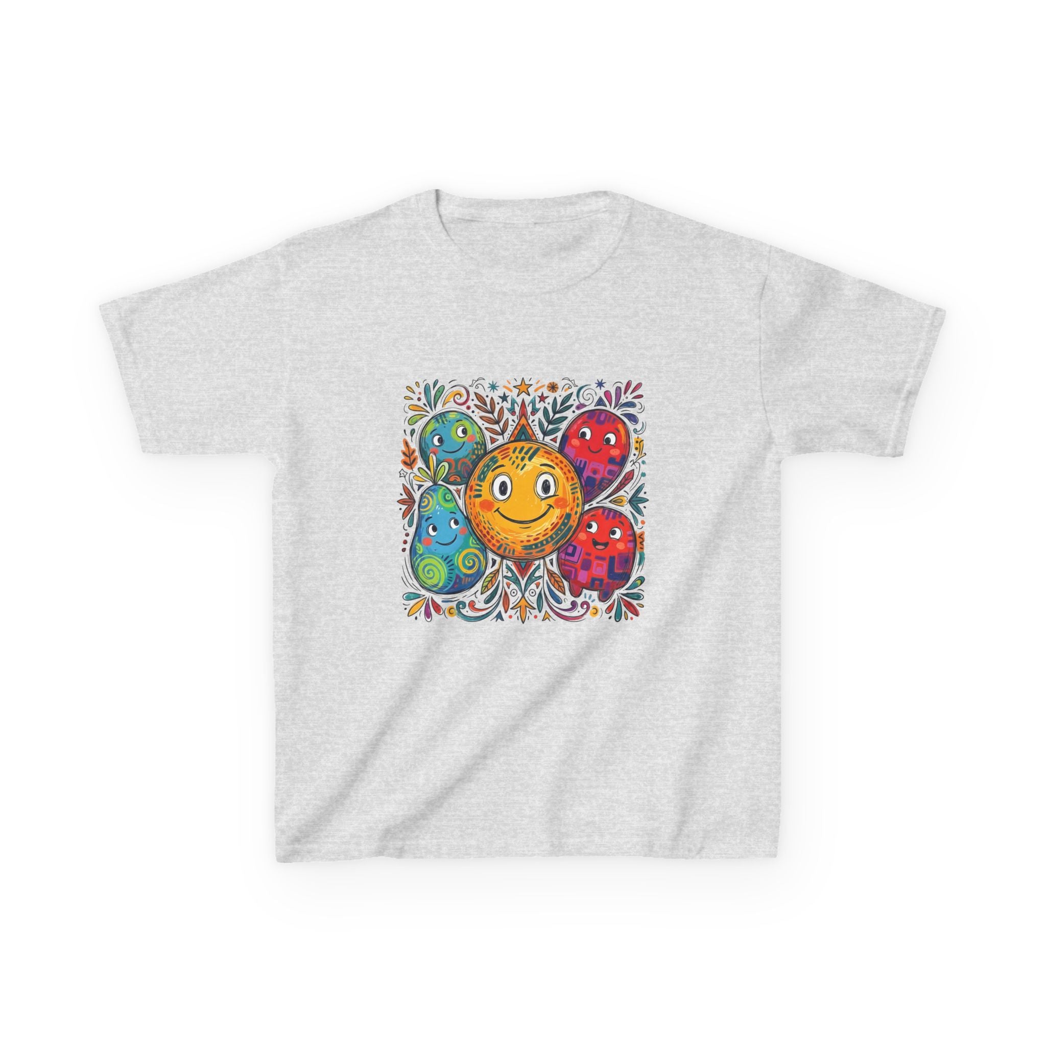 Kids Tee - Happy Friends & Colorful Joy | Playful Character Gift