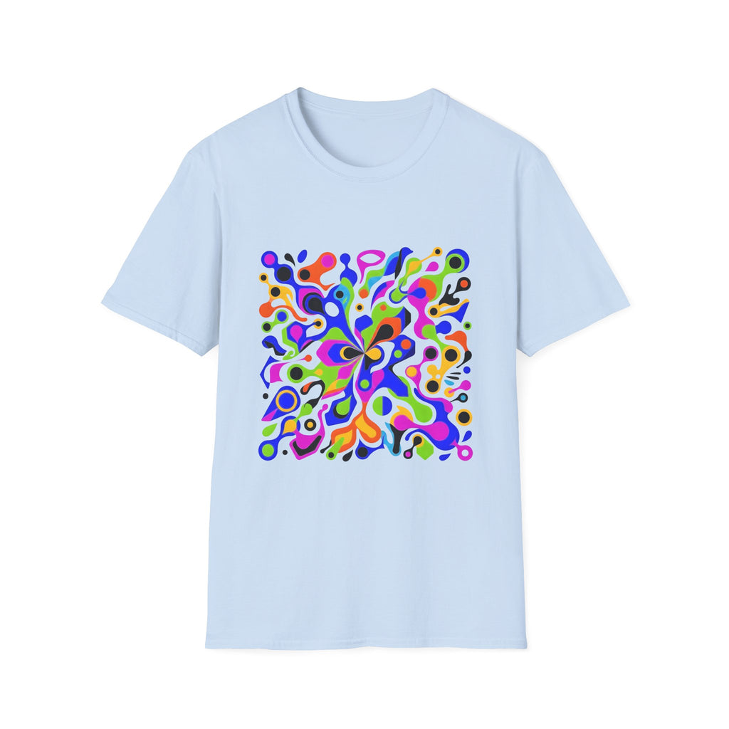 Unisex T-Shirt - Vibrant Organic Abstract | Psychedelic Flow