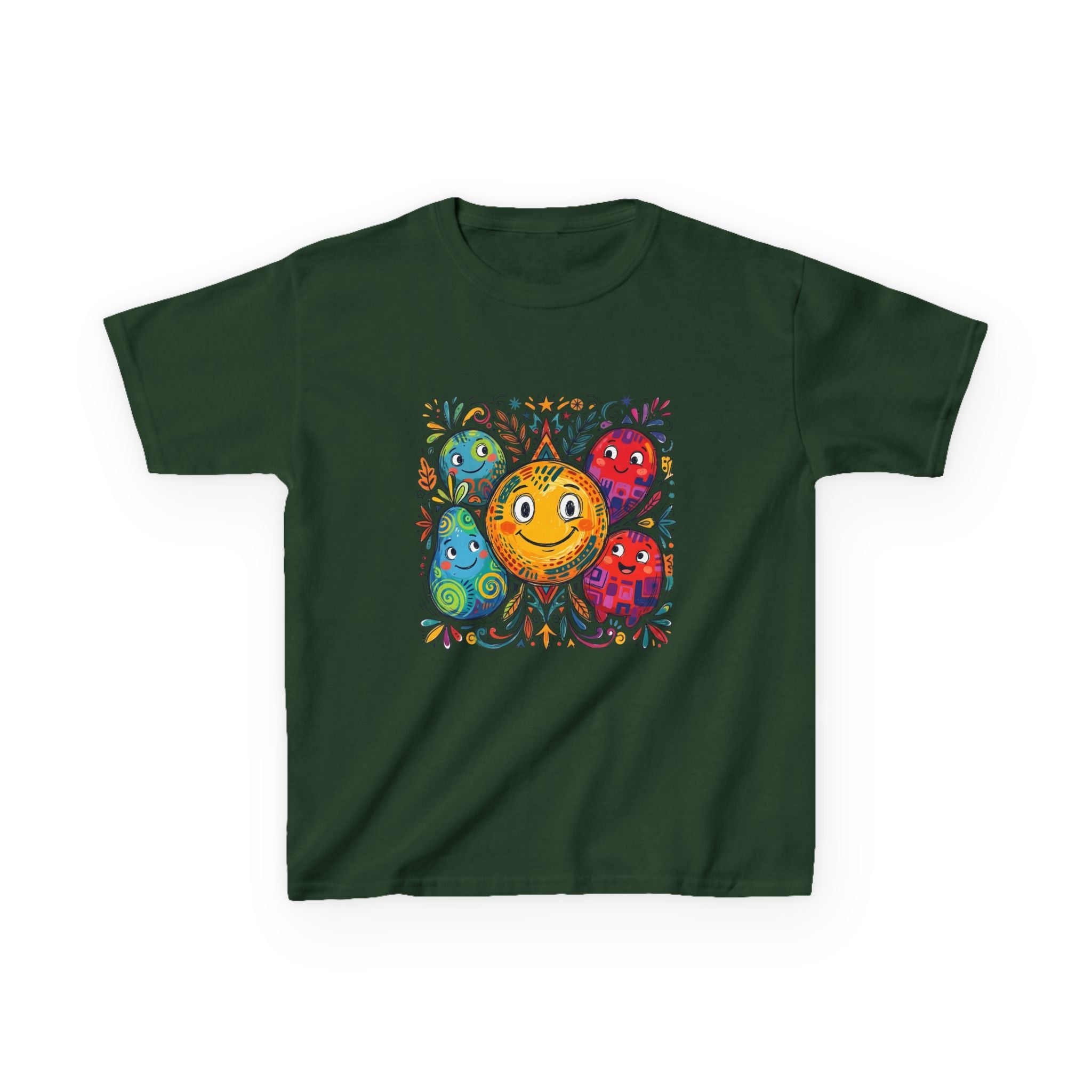 Kids Tee - Happy Friends & Colorful Joy | Playful Character Gift