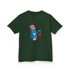 Kids Tee - Mischievous School Supplies Cartoon | Funny Education