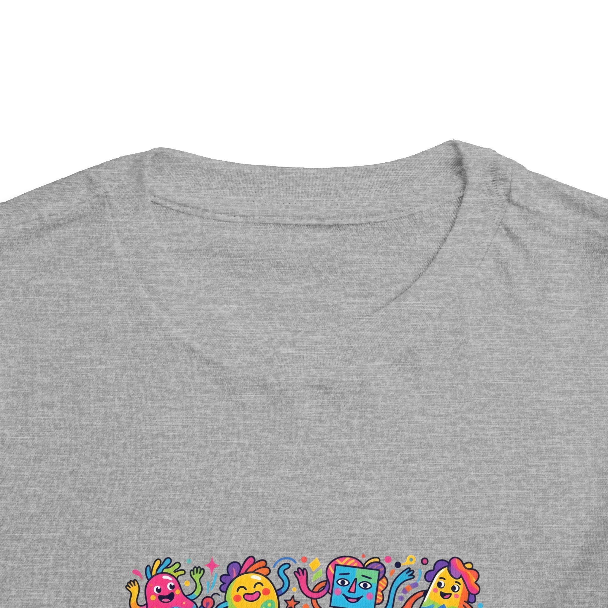 Toddler T-Shirt - Vibrant Whimsical Creatures | Doodle Art