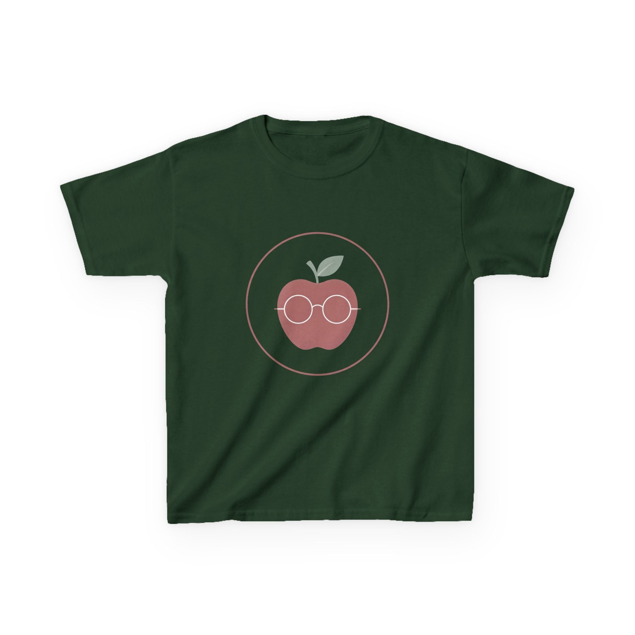 Kids Tee - Smart Apple with Glasses | Education & School