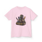 Kids Dark Academia Tee - Macabre School Supplies Skull