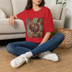 Unisex T-Shirt - Retro Psychedelic Theater Comedy Mask | Abstract Art