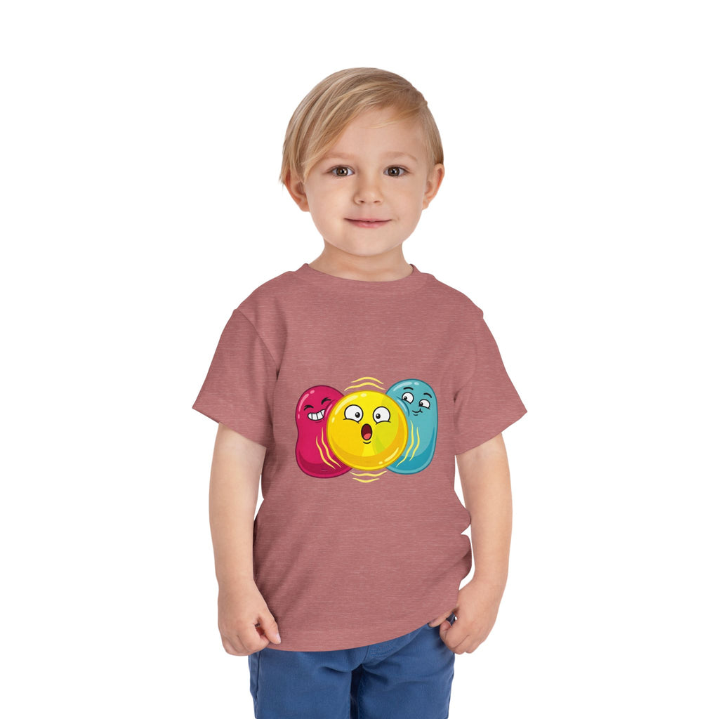 Toddler Funny Blob Character Tee | Playful Cartoon Kids Shirt