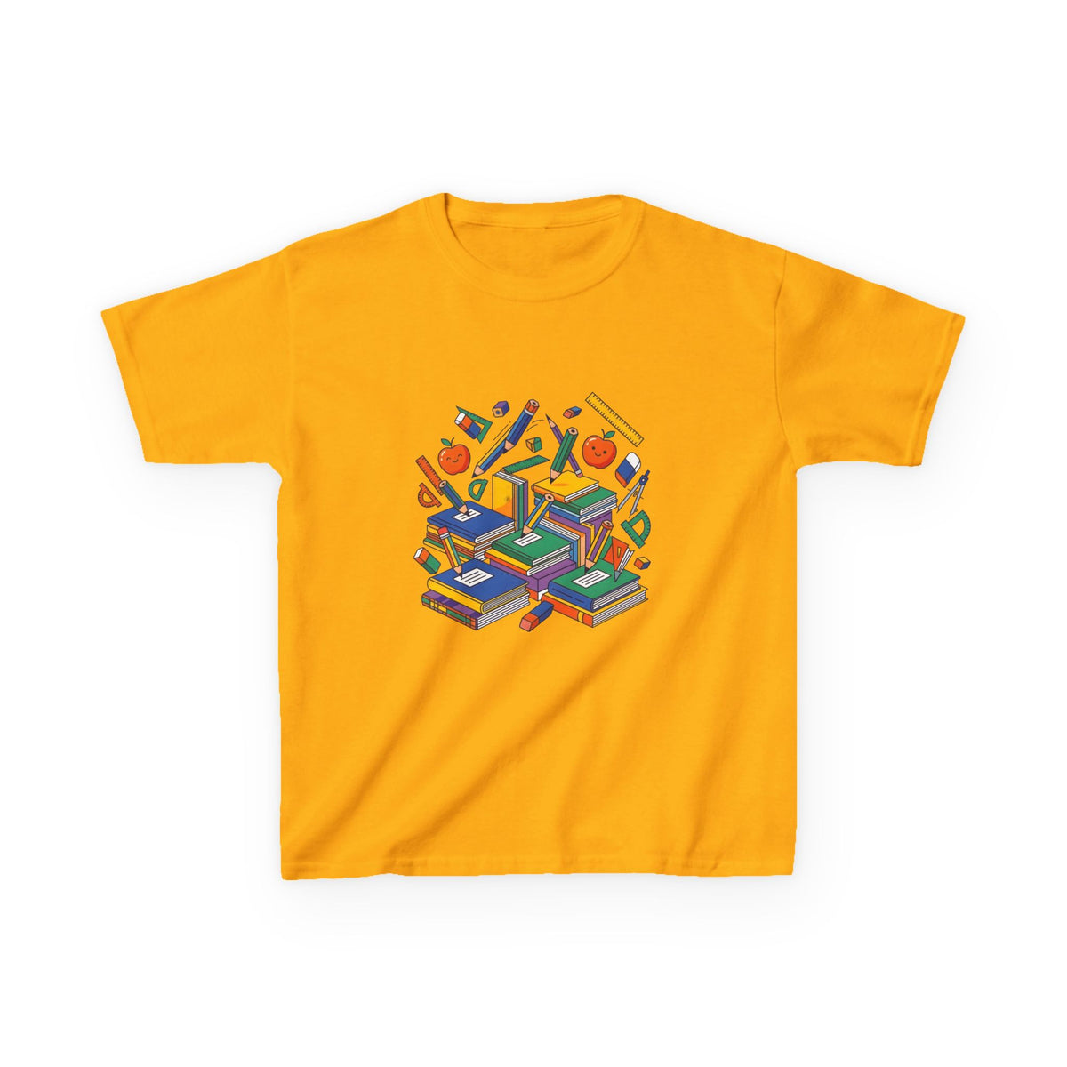 Kids School Supplies Tee - Colorful Education Design | Back to School