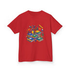 Kids School Supplies Tee - Colorful Education Design | Back to School
