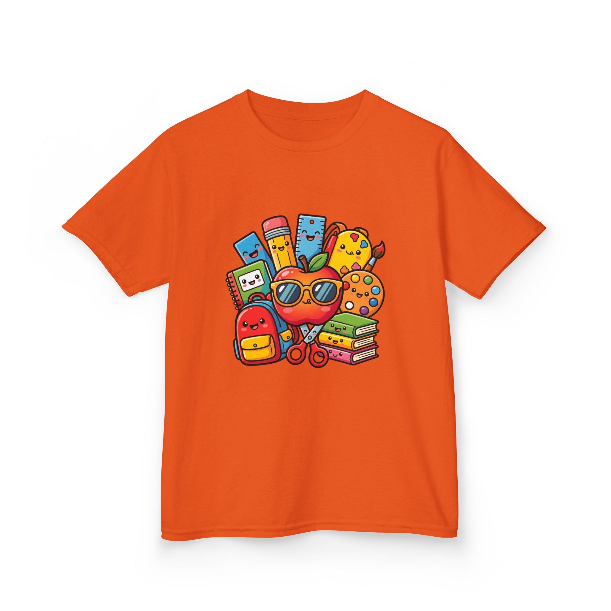 Kids Back to School T-Shirt - Kawaii School Supplies Art | 2026