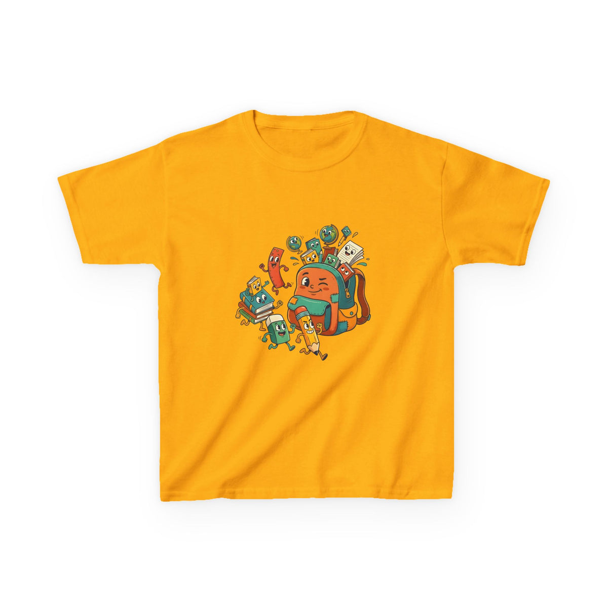 Kids T-Shirt - Cartoon School Supplies | Back to School