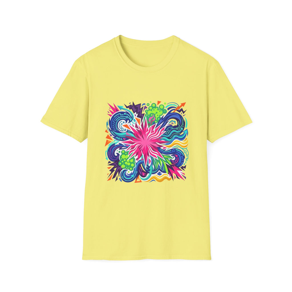 Abstract T-Shirt - Vibrant Graffiti Explosion | Unisex