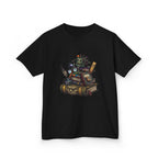 Kids Dark Academia Tee - Macabre School Supplies Skull