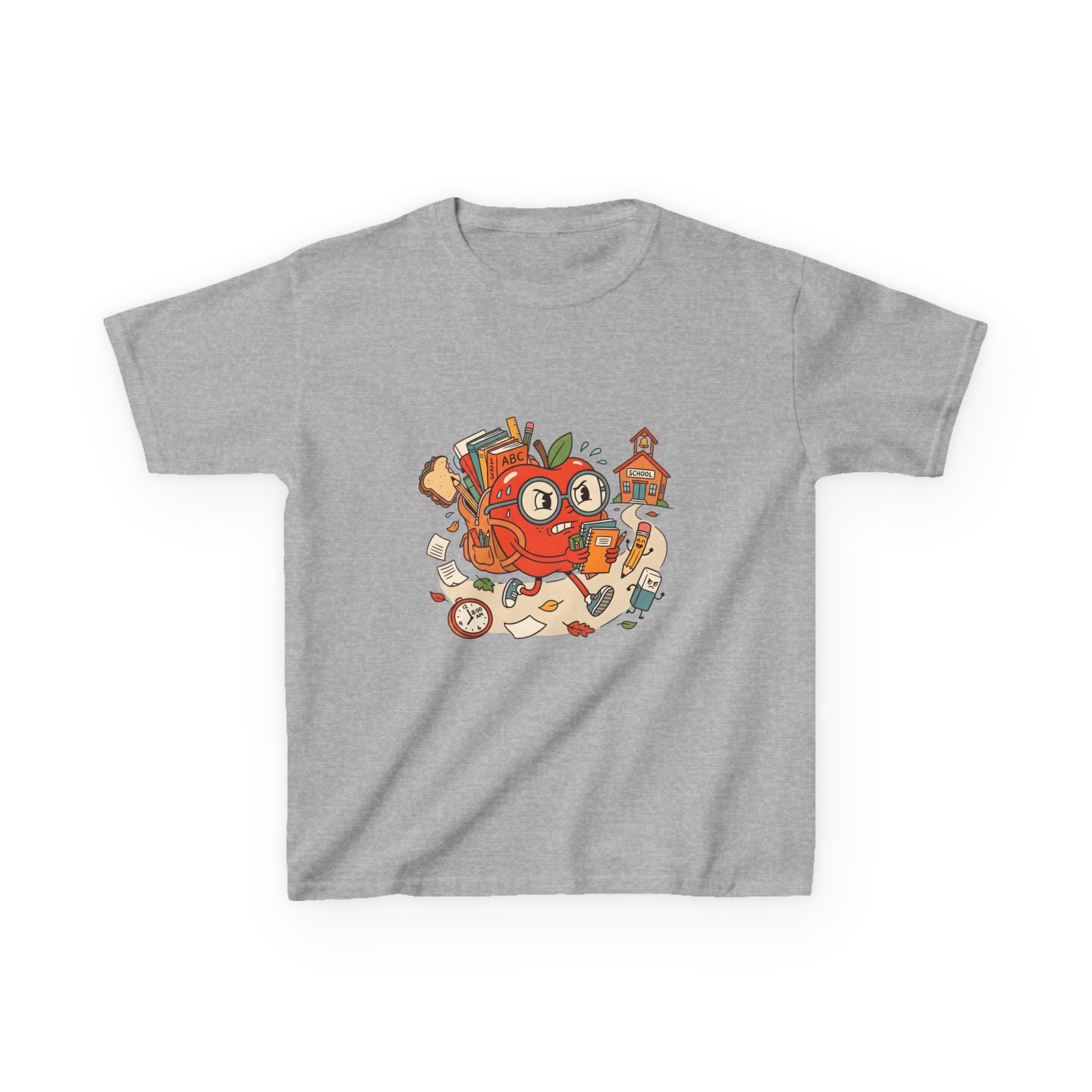 Kids Back to School Tee - Playful ABC 123 School Design