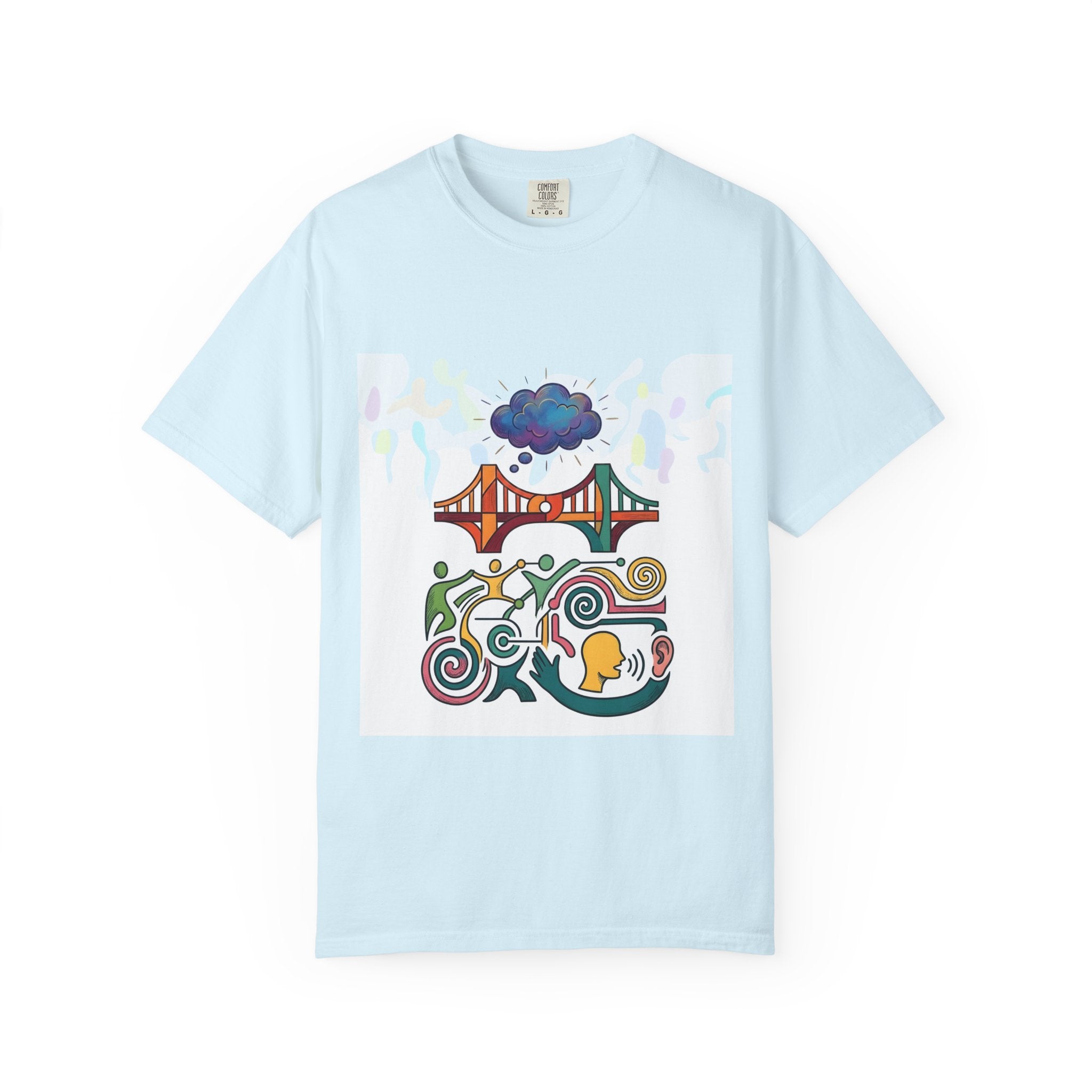 Comfort Colors T-shirt - Symbolic Connection | Abstract Communication