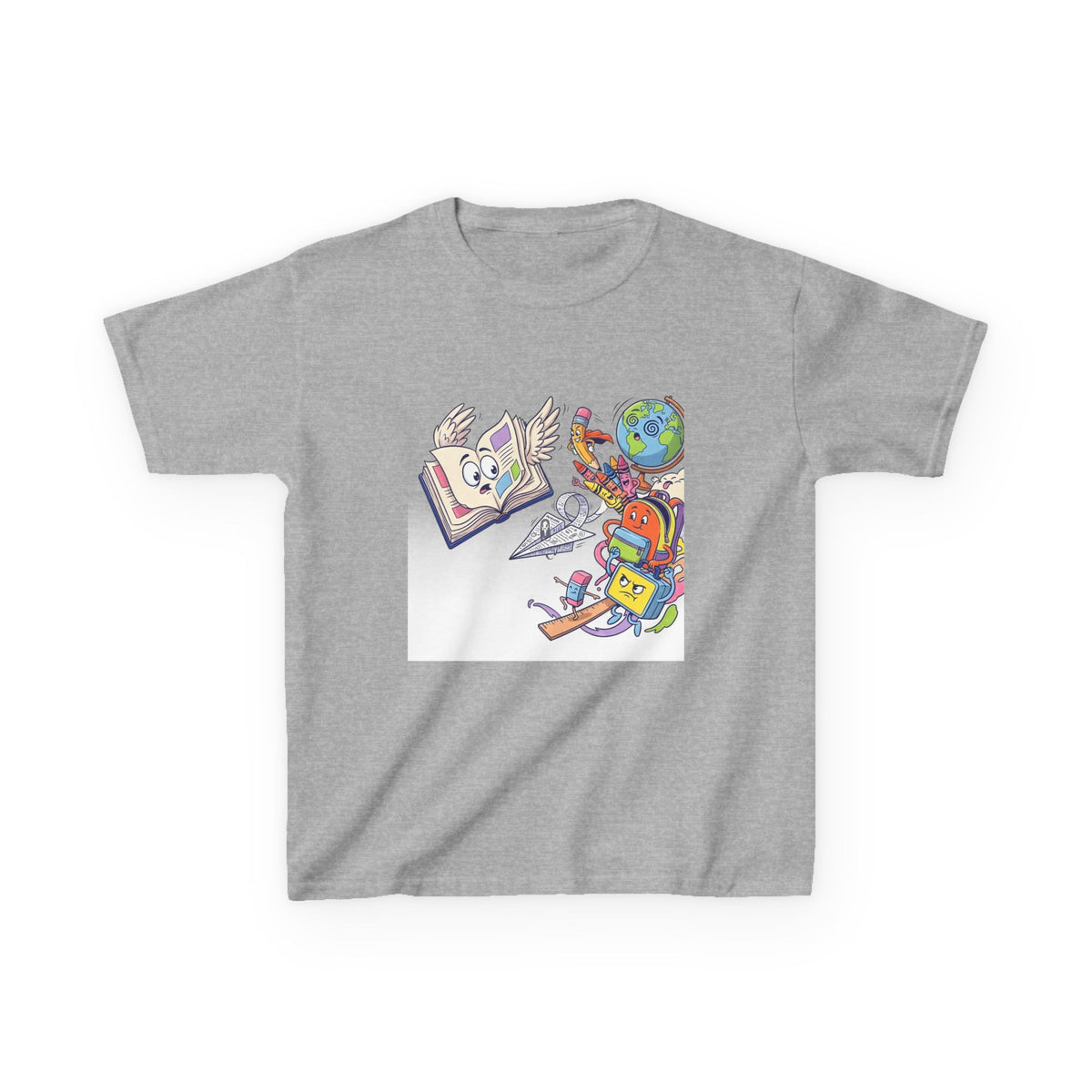 Kids Tee - Cute HOMEWORK Whimsical School Supplies | Back to School