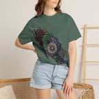Unisex T-shirt - Dark Fantasy Celtic Skull Ankh | Garment-Dyed