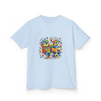 Kids Back to School Tee - Colorful School Bus & Student Shirt