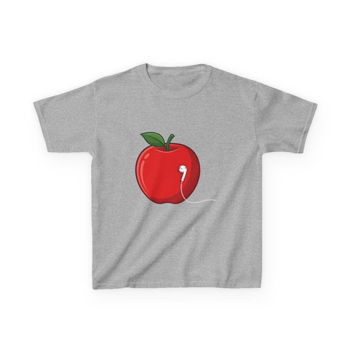 Kids Tee - Cartoon Minimalist Apple Music Earbud Tech