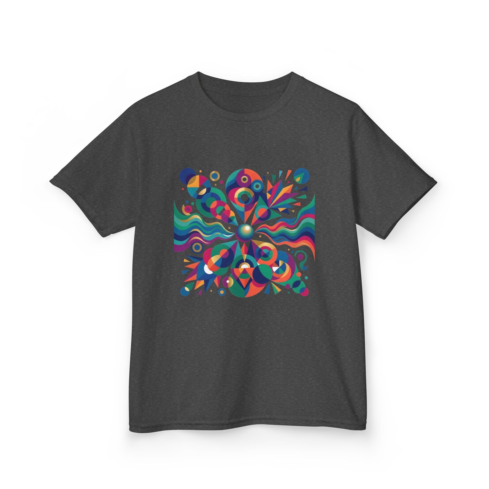 Kids T-Shirt - Vibrant Abstract Geometric Design | Modern Art