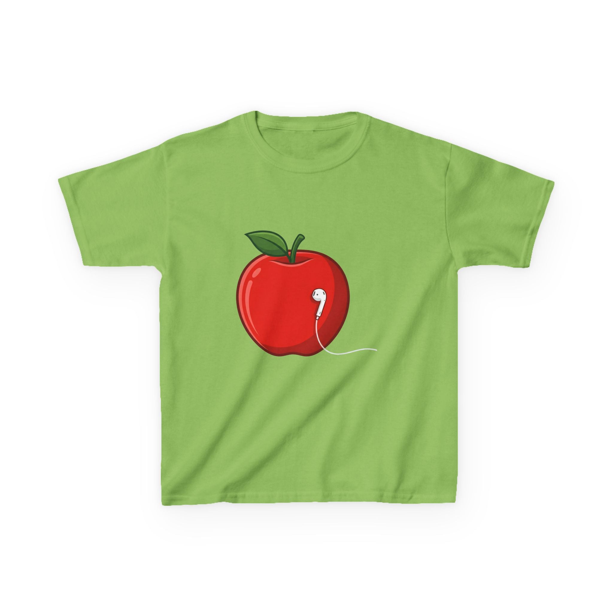 Kids Tee - Cartoon Minimalist Apple Music Earbud Tech
