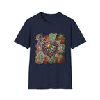 Unisex T-Shirt - Retro Psychedelic Theater Comedy Mask | Abstract Art