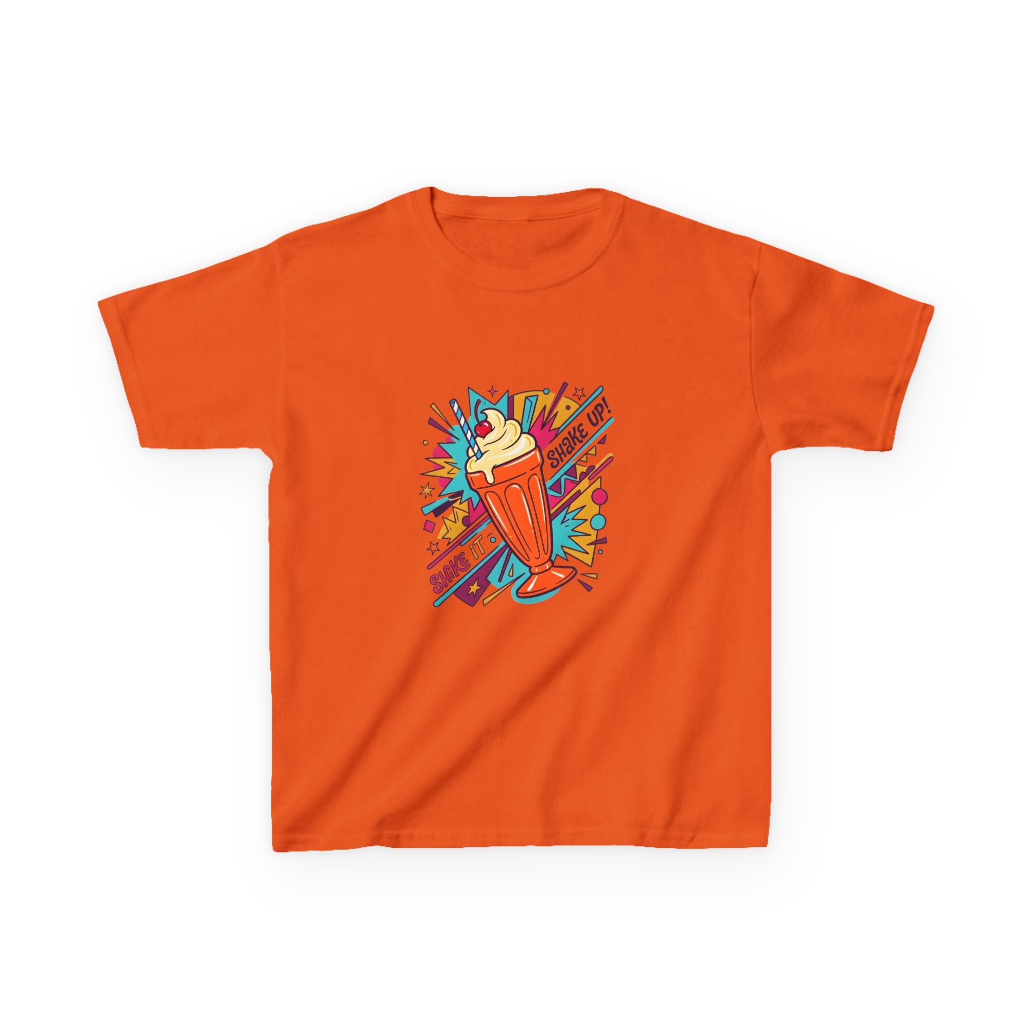 Kids Retro Pop Art Milkshake Tee - SHAKE IT UP! Dessert