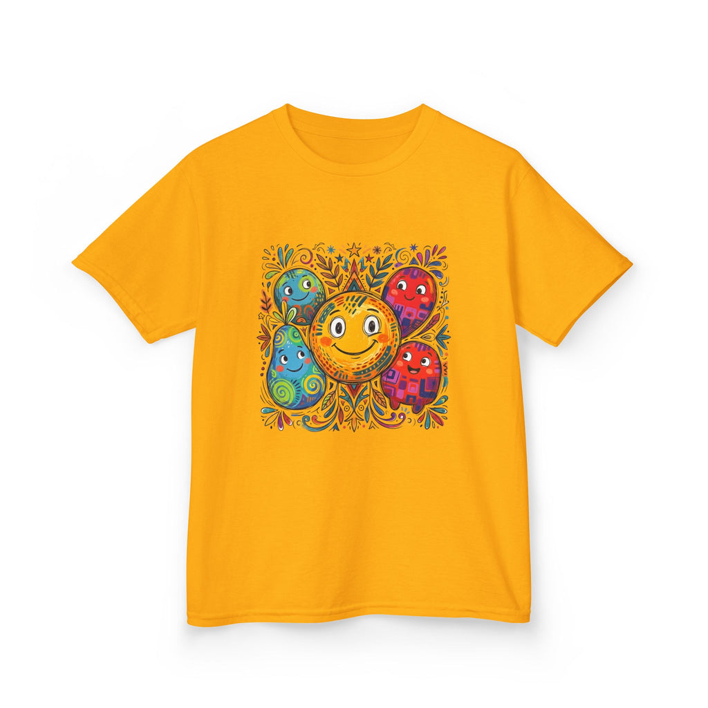 Kids Tee - Happy Friends & Colorful Joy | Playful Character Gift