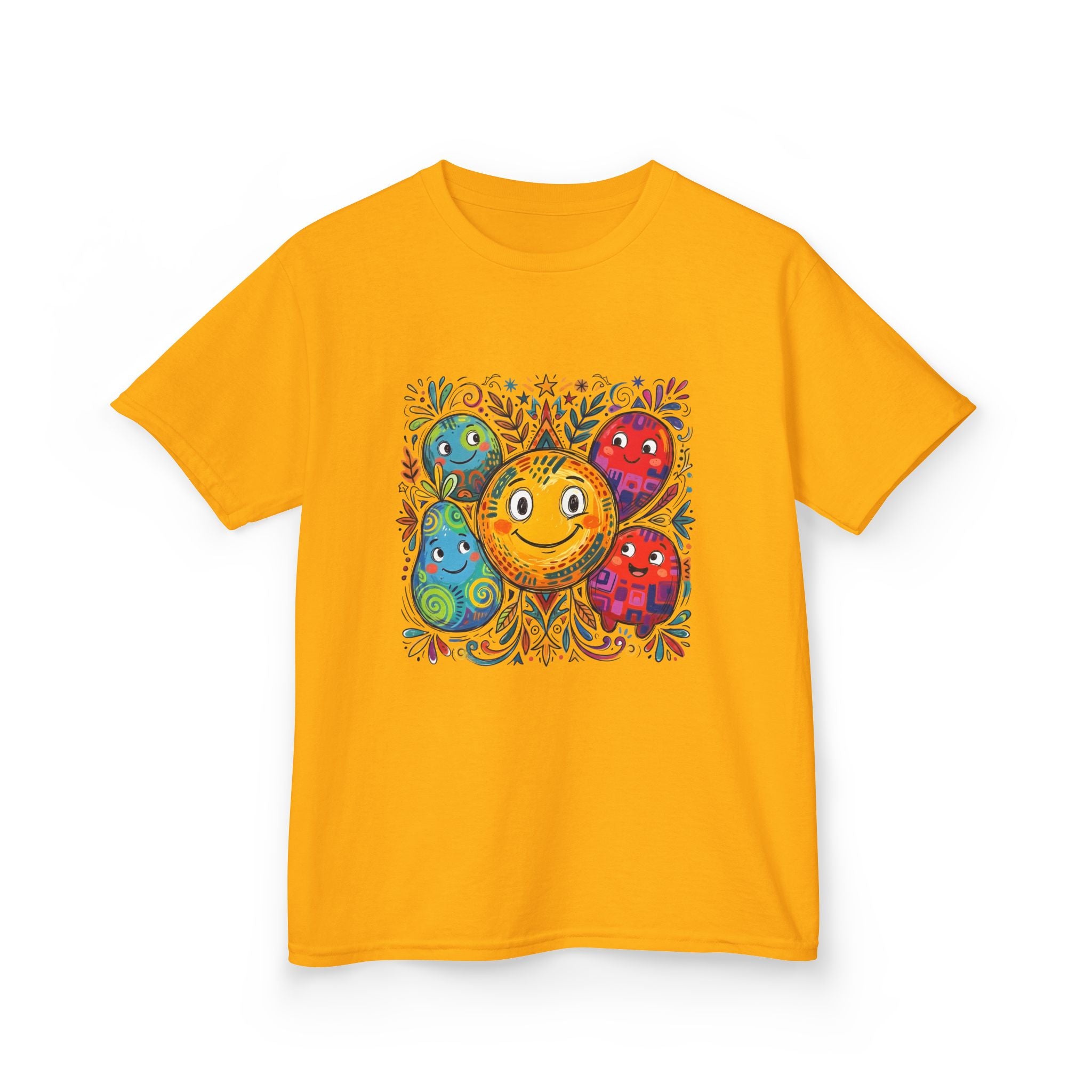 Kids Tee - Happy Friends & Colorful Joy | Playful Character Gift
