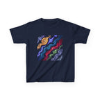Kids Tee - Vibrant Elemental Magic Energy | Fantasy Glow