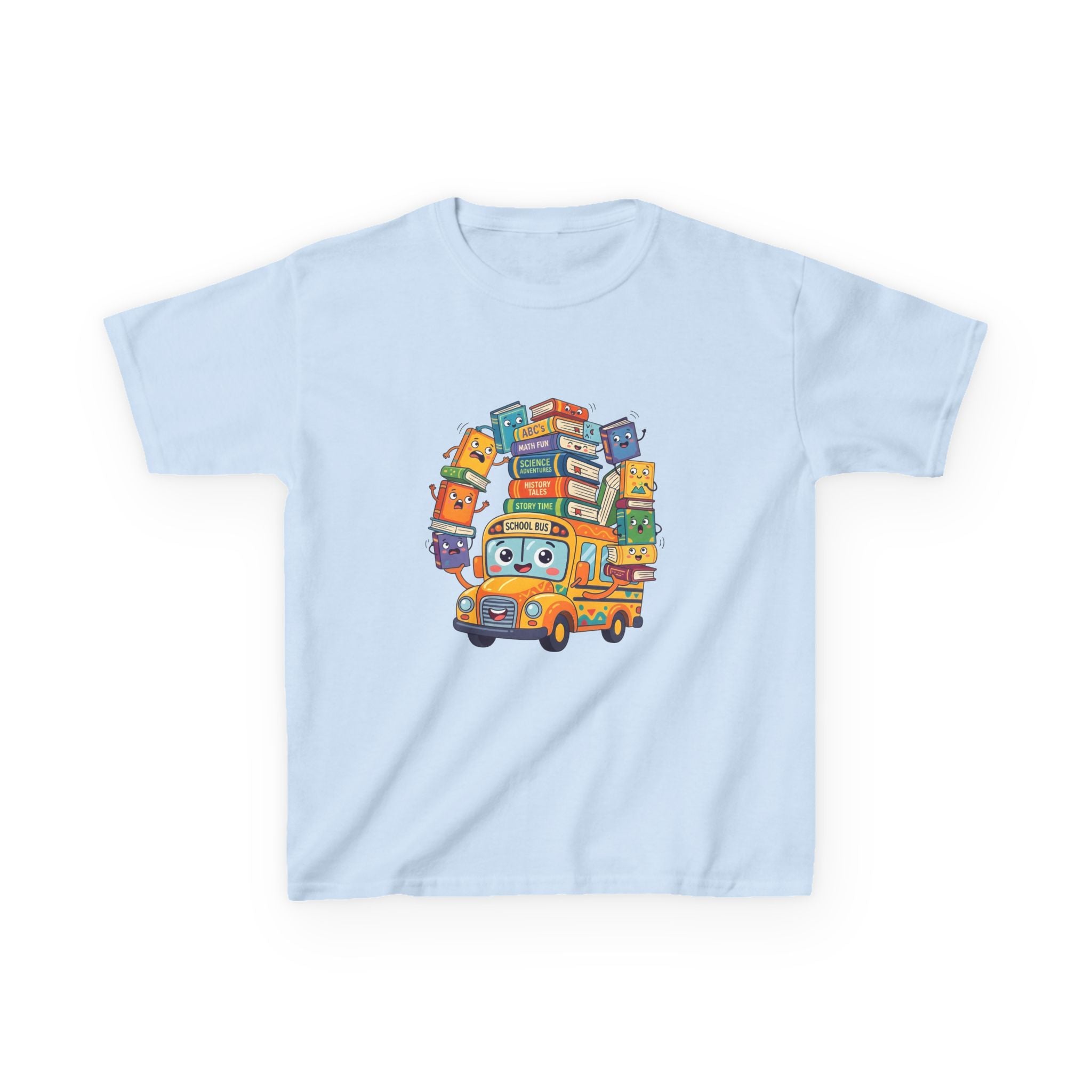 Kids Learning Tee - ABC's, Math & Science School Bus Fun