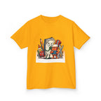 Kids Cartoon T-Shirt - Mischievous School Supplies & Stationery