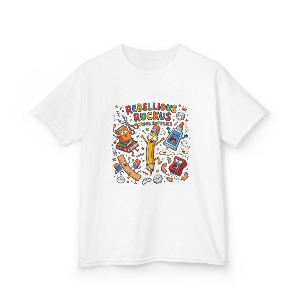 Kids Tee - Rebellious Ruckus School Supplies T-Shirt