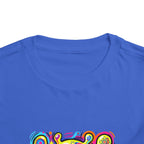 Toddler Tee - Vibrant Psychedelic Monster | Kids Abstract Cartoon Art