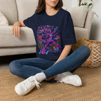T-Shirt - Vibrant Psychedelic Cosmic Goddess Spiritual Flow