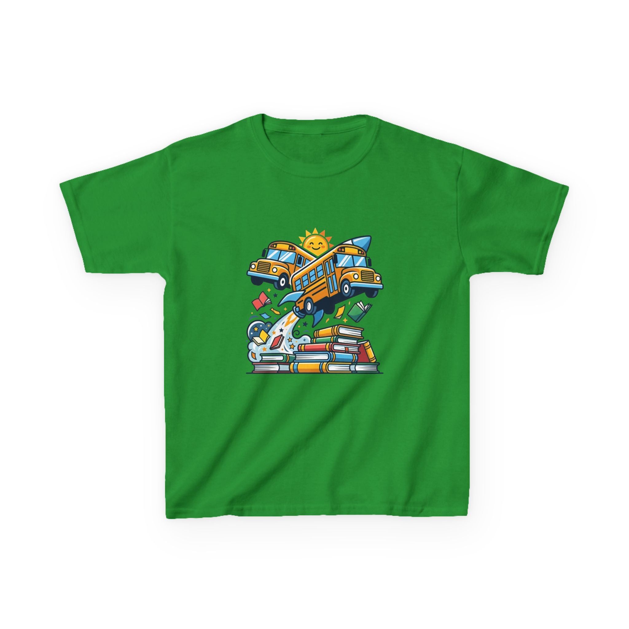 Kids Back to School T-Shirt - Rocket Bus Adventure | First Day