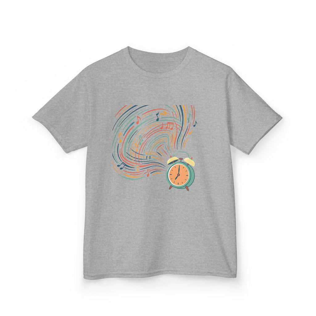 Kids Tee - Retro Music Alarm Clock | Abstract Playful Design